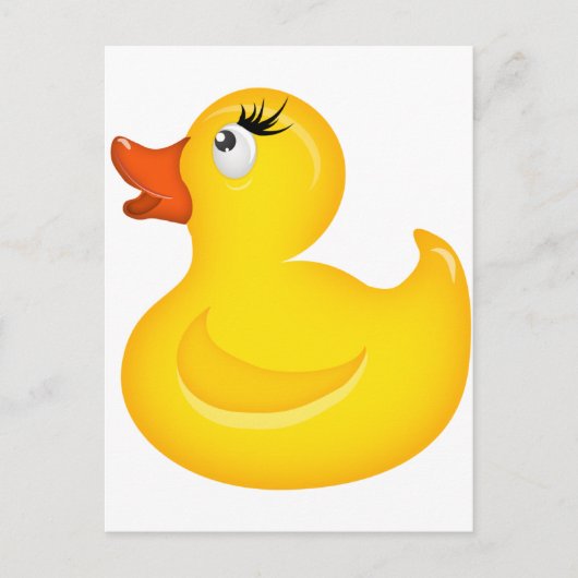 Gele Rubber Duckies Briefkaart (Voorkant)