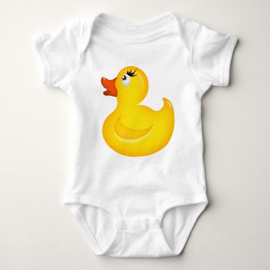 Gele Rubber Duckies Romper (Voorkant)