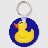 Gele Rubber Duckies Sleutelhanger (Voorkant)
