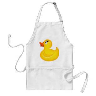 Gele Rubber Duckies Standaard Schort