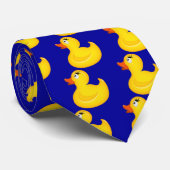 Gele Rubber Duckies Stropdas (Opgerold)