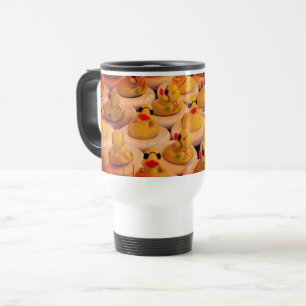 Gele Rubber Ducks Cute Reisbeker