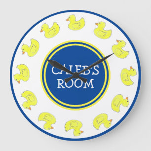 Gele Rubber Ducky Duckie Bathtub Speys Bathroom Grote Klok