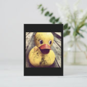 Gele Rubber Ducky heeft een Bath nodig! Briefkaart (Staand voorkant)