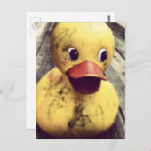 Gele Rubber Ducky heeft een Bath nodig! Briefkaart (Voorkant / Achterkant)