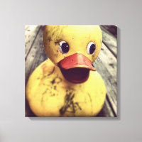 Gele Rubber Ducky heeft een Bath nodig!