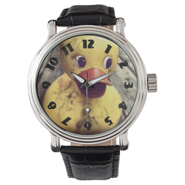Gele Rubber Ducky heeft een Bath nodig! Horloge (Voorkant)