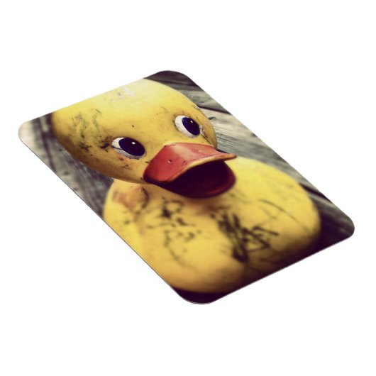 Gele Rubber Ducky heeft een Bath nodig! Magneet (Rechterzijde)