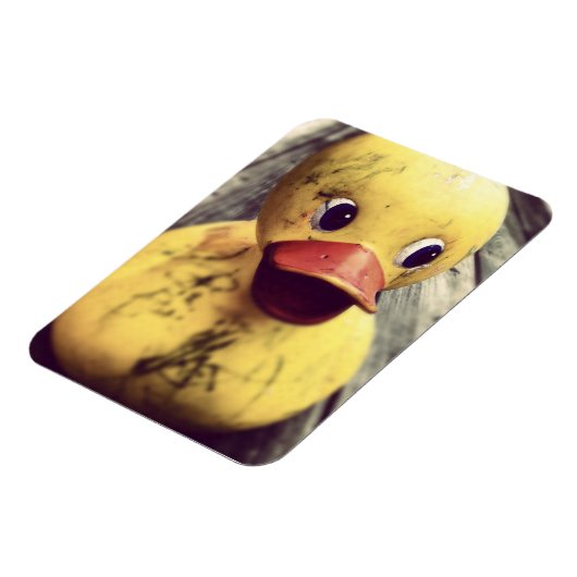 Gele Rubber Ducky heeft een Bath nodig! Magneet (Linkerzijde)
