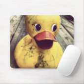 Gele Rubber Ducky heeft een Bath nodig! Muismat (Met muis)