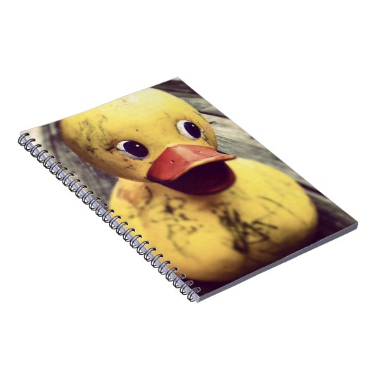 Gele Rubber Ducky heeft een Bath nodig! Notitieboek (Rechterzijde)