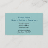 Gele Rubber Ducky heeft een Bath nodig! Visitekaartje (Achterkant)