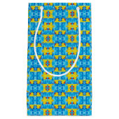 Gele Rubber Ducky in Bubbles Klein Cadeauzakje (Voorkant)