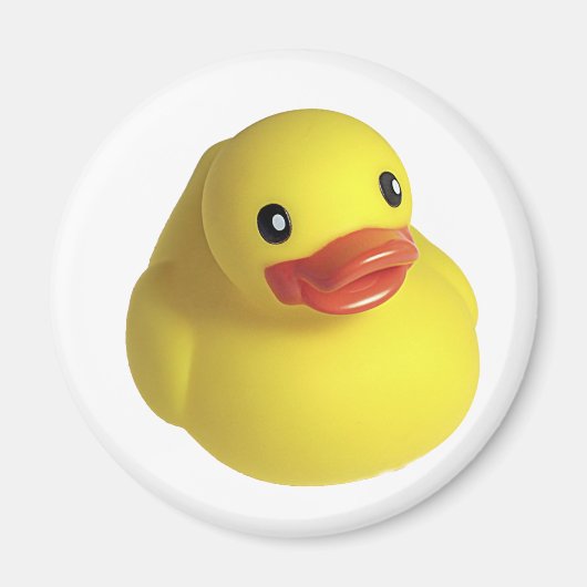 Gele Rubber Ducky Magneet (Voorkant)