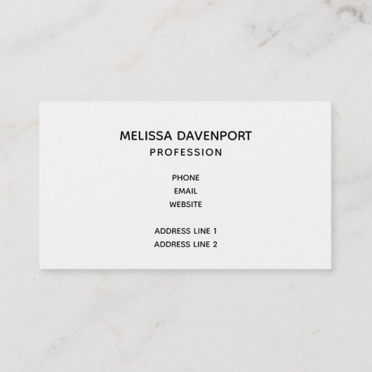 Gele Rubber Ducky Schattige Speelgoed Visitekaartje (Achterkant)