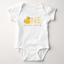Gele Rubber Eend Baby Bodysuit – Een Lucky Eend