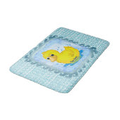 Gele Rubber Eend badmat (Gekanteld)