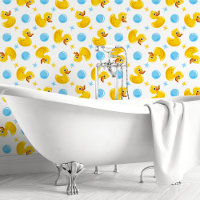 Gele Rubber Eend & Bubbles