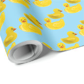 Gele Rubber Eend Cadeaupapier (Rol Hoek)