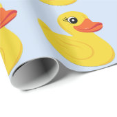 Gele Rubber Eend Cadeaupapier (Rol Hoek)