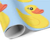 Gele Rubber Eend Cadeaupapier (Rol Hoek)