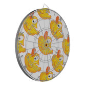 Gele Rubber Eend Dartbord (Voorkant Links)