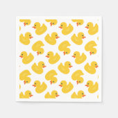 Gele Rubber Eend servetten - Baby shower & Birthda (Voorkant)