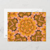 Gele rubber Eenden Kaleidoscope Foto Briefkaart (Voorkant / Achterkant)