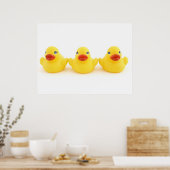 Gele Rubber Eenden Poster (Keuken)
