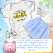 Gele Rubber Eendje Baby Body Romper