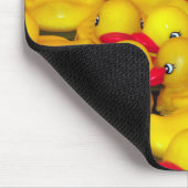 Gele rubber eendjes badtijd muismat (Hoek)