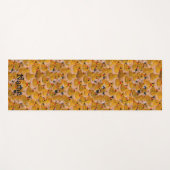 Gele Rubber Eucks gepersonaliseerd Yogamat (Voorkant (horizontaal))