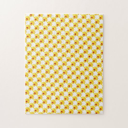 Gele Rubber Eucks Legpuzzel (Verticaal)