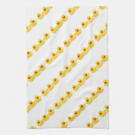 Gele Rubber Eucks Theedoek