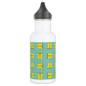 Gele Rubber Regen Laarzen Waterfles (Links)