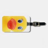 Gele Rubber Squeaky Ducks Bagagelabel (Voorkant horizontaal)