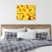Gele rubberdraden voor rubberdraden canvas afdruk (Insitu (Slaapkamer))