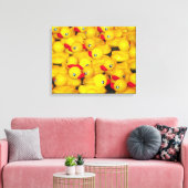 Gele rubberdraden voor rubberdraden canvas afdruk (Insitu (Woonkamer))