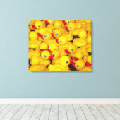 Gele rubberdraden voor rubberdraden canvas afdruk (Insitu (Houten vloer))