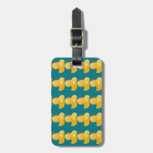 Gele Rubberduck Bagagelabel (Voorkant verticaal)
