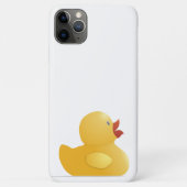 Gele rubberduck Case-Mate iPhone case (Achterkant)
