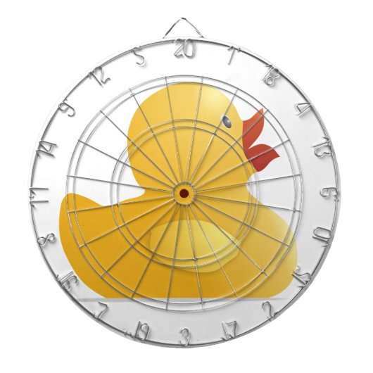 Gele rubberduck dartbord (Voorkant)