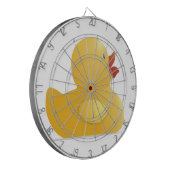 Gele rubberduck dartbord (Voorkant Links)