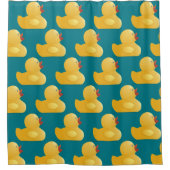 Gele Rubberduck Douchegordijn (Voorkant)