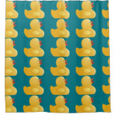 Gele Rubberduck Douchegordijn (Voorkant)