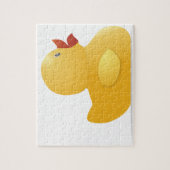 Gele rubberduck legpuzzel (Verticaal)