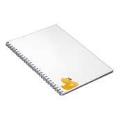 Gele rubberduck notitieboek (Rechterzijde)
