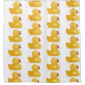 Gele Rubberduck Shower Curtain Douchegordijn (Voorkant)
