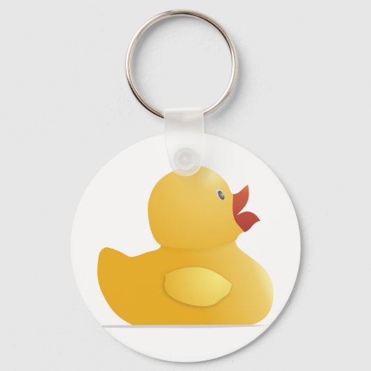 Gele rubberduck sleutelhanger (Voorkant)