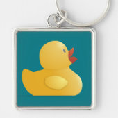 Gele rubberduck sleutelhanger (Voorkant)